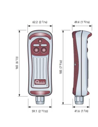 Quick HRC 1006 Mando manual de 6 canales