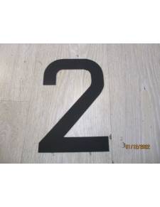 Numero di vela 238mm nero 2