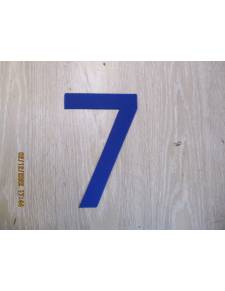 Nummer 238mm blau 7