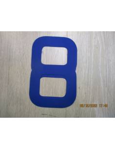 Numero di vela 238mm blu 8