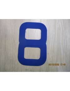 Número para vela 238mm azul 8
