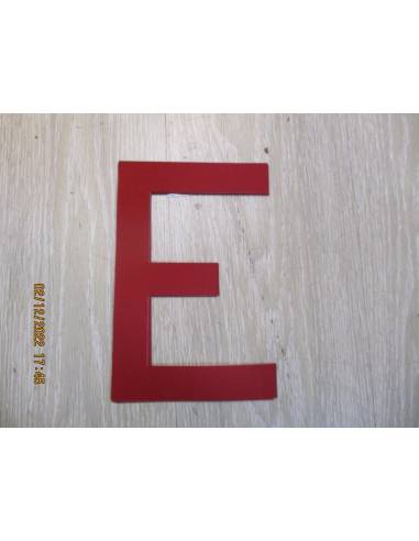 Bougie lettre 235mm rouge E