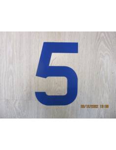 Número para vela 300mm azul 5