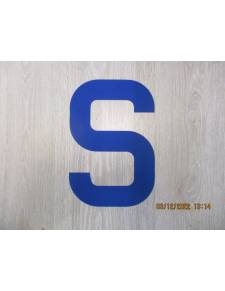 Número para vela 300mm azul S