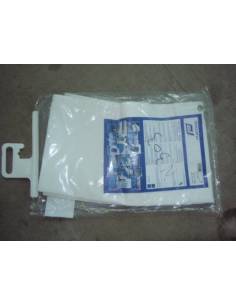 Pour vents 2.00x0,55cm pvc blanc