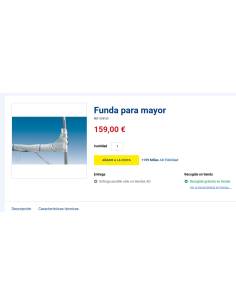 Funda para botavara largo 3,20mts  2