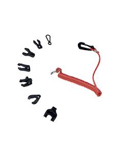 Set de 7 clips de seguridad hombre al agua + cordon