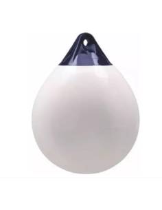 Defensa blanca bola 28X37 cm