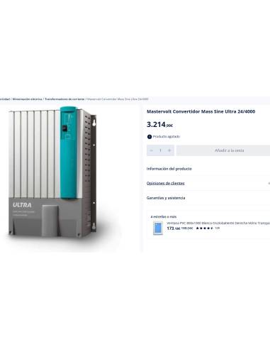 Mastervolt Mass Sine Ultra Inverter 24/4000 (230V)