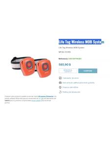 Life Tag Man to Water Alarm Wireless MOB System