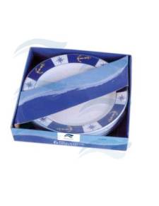 Melamine flat plate 6 pcs