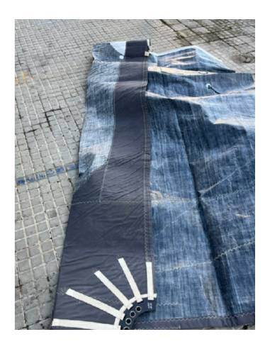 Vela foque autovirante Gratil 14,80mts baluma...