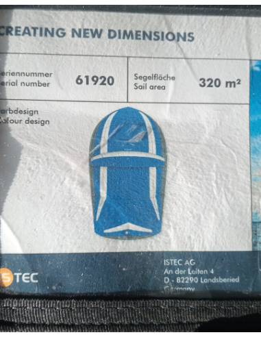 Parasailor  genaker gratil 26.5mts  320m2...