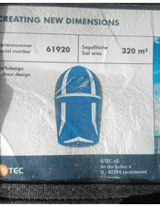 Parasailor  genaker gratil 26.5mts  320m2 numero serie 61920