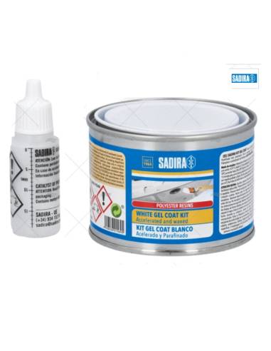 Sadira Kit gel coat blanco 120grs