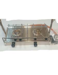 Eno Cocina 2 fuegos en inox con cardan.