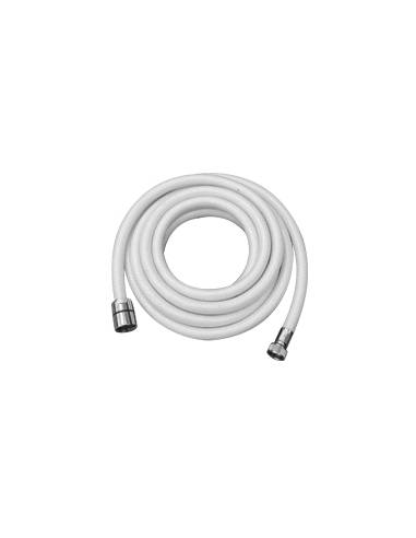 Tubo para ducha blanca 3m