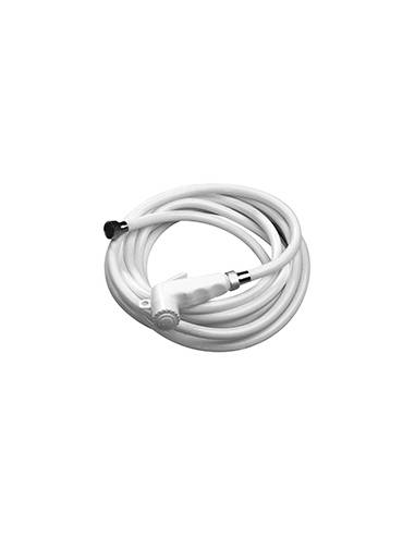 Ducha blanca con tubo de 5 mts