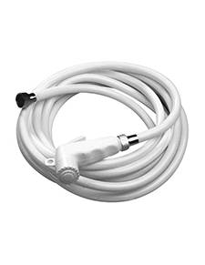 Ducha blanca con tubo de 5 mts