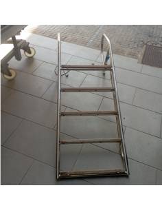 Escalera baño  inox-teka 5 peldaños