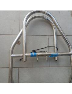 Escalera baño  inox-teka 5 peldaños 2