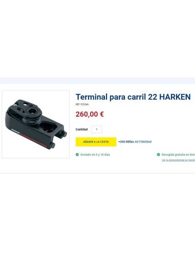 Borne pour rail 22 HARKEN