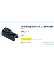 Borne pour rail 22 HARKEN