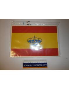 Bandera adhesivo c/ corona 210x140mm