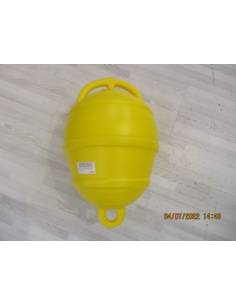 Rigid 250mm diameter yellow pear buoy