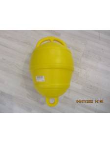 Boya tipo pera amarilla diametro 250mm rigida