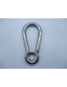 Mosqueton con ojo 11x120mm inox-316