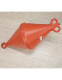 Boya biconica 320mm naranja alto 800mm