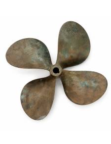 Helice bronce 4 palas 20x23 eje 40mm. dextrogira