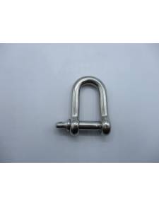 Grillete recto inox bulon 10mm AISI316