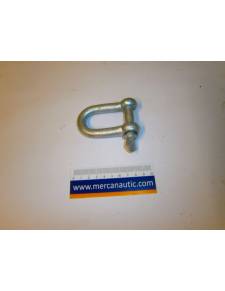Grillete 8mm  recto galvanizado