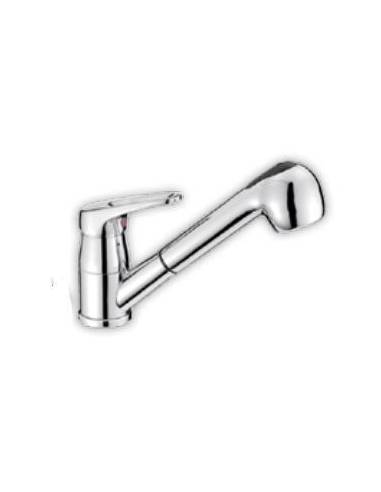 Mitigeur avec douche et tube 'rhéa', 150cm
