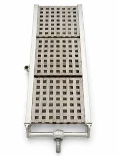 Pasarela aluminio/teka plegable 3,20mt x 38cm  2